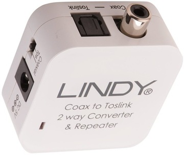 Lindy 70411 Konwerter SPDI/F Toslink - RCA (coaxial - optyczny)