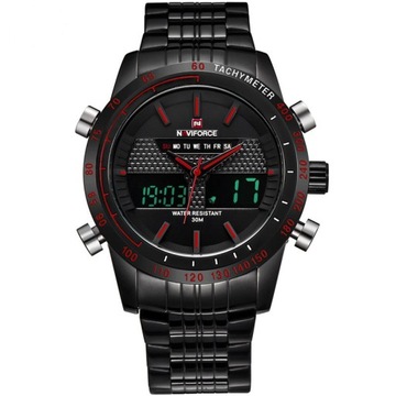 Мужские часы NAVIFORCE Стальной БРАСЛЕТ 6 цветов!