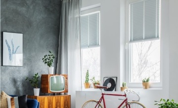 Внутренние горизонтальные алюминиевые жалюзи 25 мм на окно/дверь 90х130 см БЕЛЫЕ