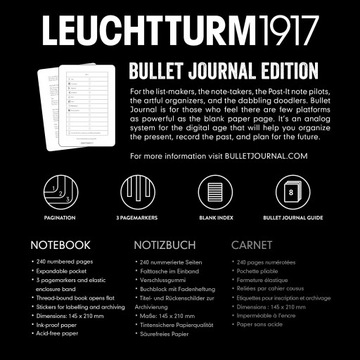 Блокнот Bullet Journal А5 в точку Leuchtturm1917