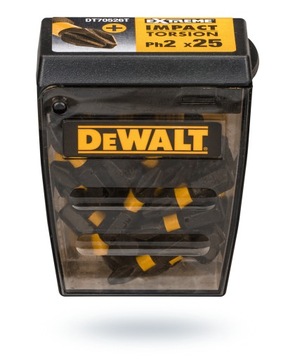 Биты Ph2 для ударных отверток DEWALT 25 шт.