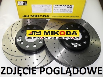 MIKODA 0428 GT ДИСКОВ BMW 5 E39 с 1995 года перед 296мм