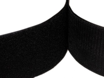 TAŚMA RZEPOWA RZEP CZARNY 10cm BARDZO MOCNA KOMPLET MIŚ + HACZYK 1mb VARIUS