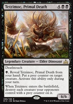 Tetzimoc, Primal Death - niszczy stwory @@@@