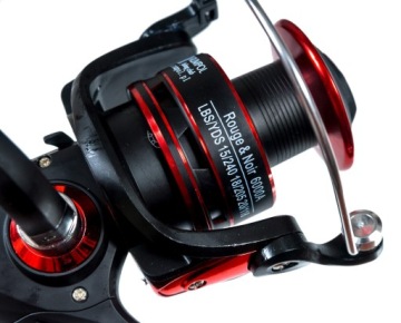 RUMPOL MARINE REEL ROUGE & NOIR 6000 9+1
