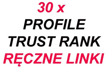 30 x PROFILE TRUST RANK DA:55-97 MOC SEO