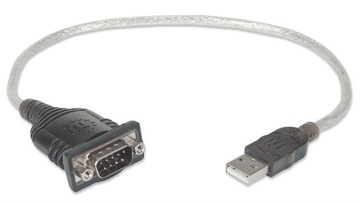 Адаптер на кабеле USB RS232 COM DB9 pin Win 7 8 10