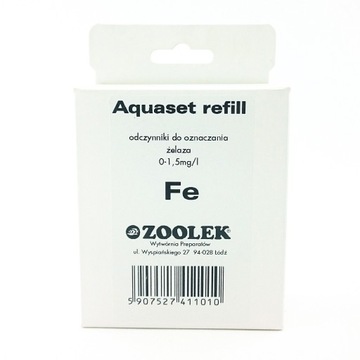 ZOOLEK AQUA REFILL Fe ŻELAZO UZUPELNIENIE