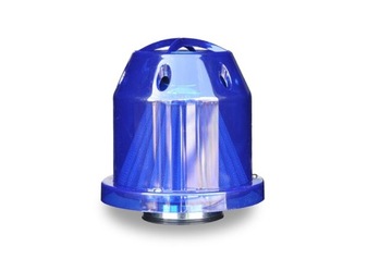 Filtr stożkowy QMS (Air Box) niebieski 65 mm