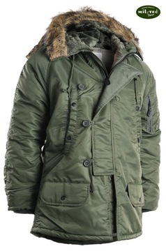 ALASKA PARKA N3B Базовая зимняя куртка OLIV - 3XL