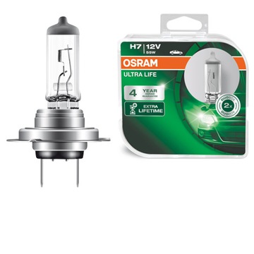 OSRAM H7 ULTRA LIFE Гарантия 4 года + USB-лампа