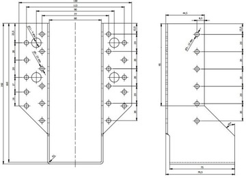 СОЕДИНИТЕЛЬ КРОНШТЕЙНА БАЛКИ WB16 60x160 СЕРТИФИКАТ