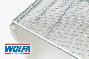 СВЕТ СВЕТ ПОДВАЛА ПРОЖЕКТОР WOLFA УГОЛЬ желоб 101х66х43 СЕТКА 30/10