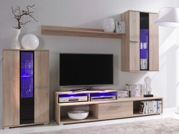 RGB светодиодная подсветка стеклянных полок 1 точка.