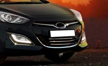 HYUNDAI i30 2012-17 накладки на решетку радиатора