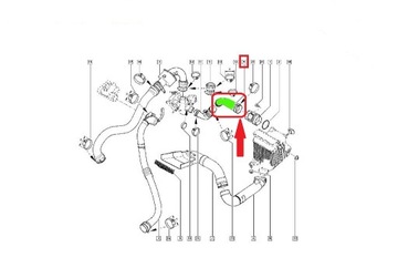 ШЛАНГ ИНТЕРКУЛЕРА RENAULT MEGANE II 1.5 DCI