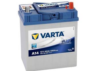 Akumulator 40AH/330A P+ VARTA A14 Blue WAGON R+