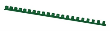 Grzbiety do bindowania 12mm zielone 100 sztuk 118069