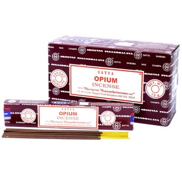 Kadzidełka Satya 15g Opium Zioła z Kurpi