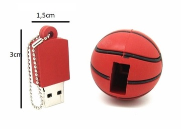 PENDRIVE 64 GB USB PIŁKA DO KOSZYKÓWKI BASKETBALL