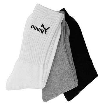 PUMA SKARPETY DŁUGIE SPORT r.35-38 MULTI 3PAK