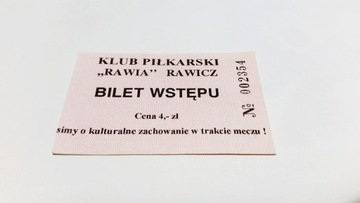 bilet RAWIA Rawicz (woj. wielkopolskie) 2