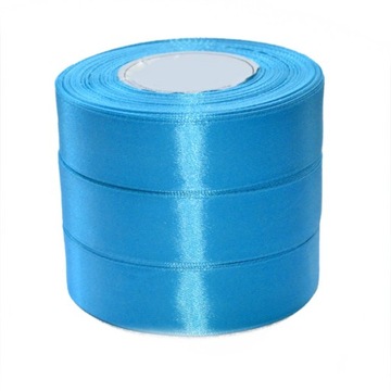 Tasiemka satynowa BŁĘKIT 8103 wstążka 25mm 32mb