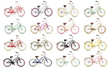 Женский велосипед Beach Cruiser 26 женский MOJITO RoyalBi мятный, шестерни Shimano