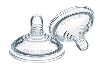 2 соски Anti-colic для бутылочки TOMMEE TIPPEE объемом 6 м.