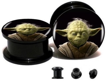 GWIEZDNE WOJNY TUNEL PLUG STAR WARS YODA 10 mm