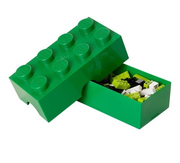 LEGO 40041734 Pojemnik na klocki 4x2 ciemnozielon