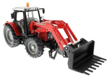 Трактор Siku Massey Ferguson S3653 с фронтальным погрузчиком