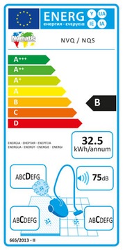 Пылесос Numatic NVQ200 QUIET с шумоподавлением, тихой работой двигателя