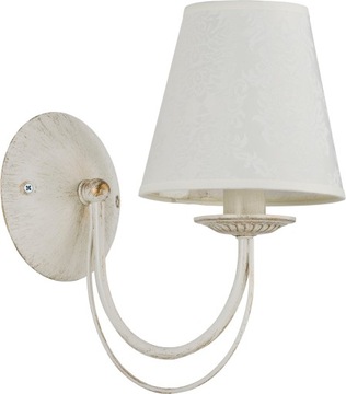 LAMPA ŚCIENNA, KINKIET ABAŻUR K16