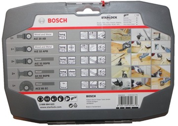 BOSCH zestaw 7+1 brzeszczotów STARLOCK drewno GOP