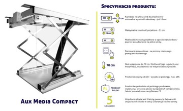 AUX MEDIA Компактный подъемник для проектора