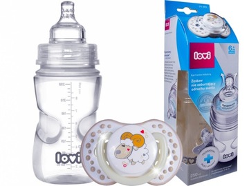 LOVI 0121 Zestaw Butelka 250ml kaszka