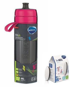 ФИЛЬТР-БУТЫЛЬ BRITA ACTIVE +4 КАРТРИДЖА MicroDis