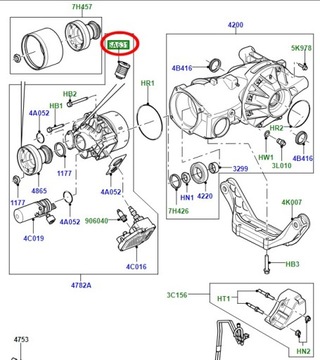 МАСЛЯНЫЙ ФИЛЬТР СИСТЕМЫ LAND ROVER FREELANDER 2 HALDEX