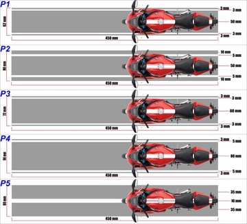 Наклейки STRIPES на мотоциклы