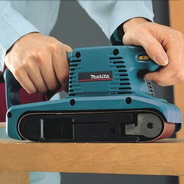 MAKITA 9911 650W ЛЕНТОЧНО-ШЛИФОВАЛЬНАЯ МАШИНА, РЕГУЛИРОВКА ИГРЫ