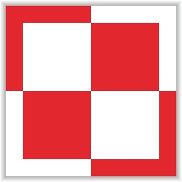VAR naklejka SZACHOWNICA 7 x 7 cm wlepa