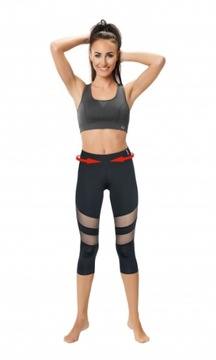 Legginsy fitness shape & slim capri rozm L