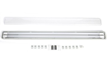 Lampa LED OPRAWA HERMETYCZNA 120cm + 2 Świetlówki LED 3600lm