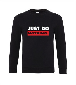 Bluza damska S&S JUST DO NOTHING czarna