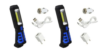 LATARKA WARSZTATOWA LAMPKA LAMPA LED LI-ION 2szt.