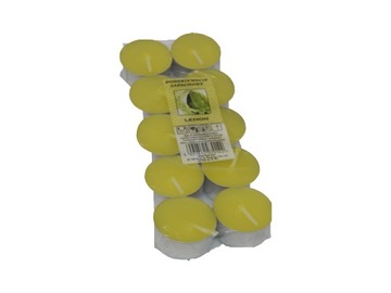 PODGRZEWACZE ŚWIECZKI ZAPACHOWE LEMON 10szt