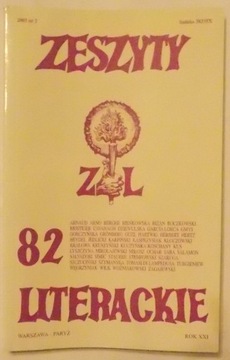 ZESZYTY LITERACKIE 82 2/2003