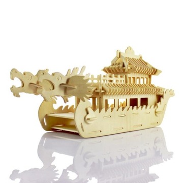 фото ориг. №5, Puzzle wooden 3-door ship-chinese ship