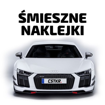 Śmieszne naklejki na samochód auto różne wzory 20